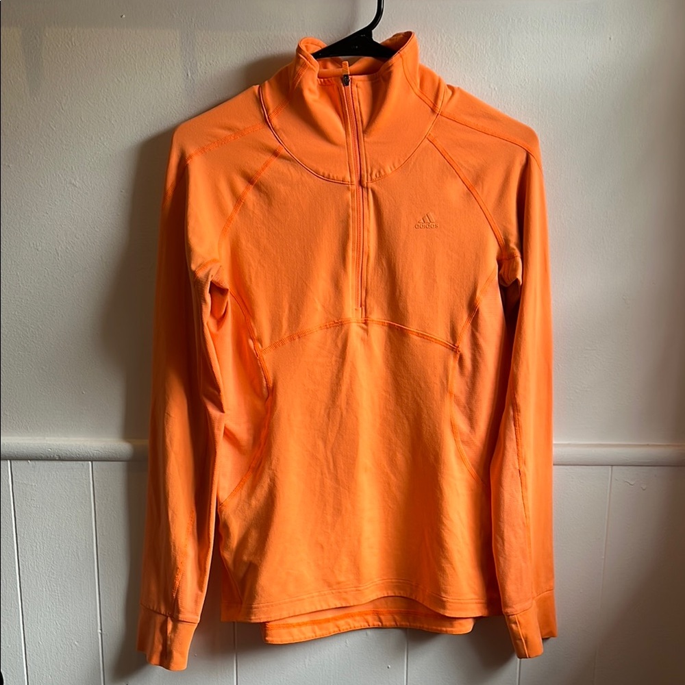 Adidas Women's Orange Climalite Jacket
